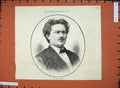 Original Old Antique Print Portrait Man 1872 Signor Italo Campanini Victorian