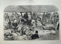 Old Antique Print Ship Voyage China 1872 Poop Oriental Steamer Red Sea 19th