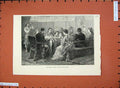 Original Old Antique Print 1872 Voyage China Sunday Prayers Red Sea Ship People