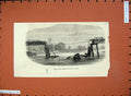 Old Antique Print 1872 Railway Bridge Destroyed Floods Ceylon Train Boats 19th