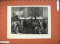 Old Antique Print 1872 Imperial Festivities Berlin Illuminations Prussian 19th
