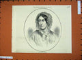 Original Old Antique Print 1872 Portrait Late Mrs Somerville Woman Victorian
