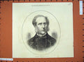 Original Old Antique Print 1872 Portrait Lord Selborne Chancellor Parliament