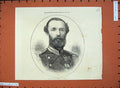 Original Old Antique Print 1872 Portrait Oscar King Sweden Norway Man Victorian