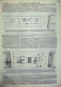 Old Antique Print 1873 Warrior Target Shoeburyness Experiments War Trusty 19th