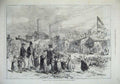 Old Antique Print 1873 Berlin Germany Squatters Village Schlaechter-Weise 19th