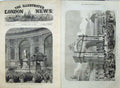 Old Antique Print 1873 Vienna Universal Exhibition Nave Rotunda Entrance 19th