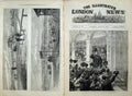 Original Old Antique Print 1873 Prince Wales Grand National Racecourse Bristol