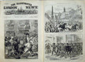 Old Antique Print 1873 Carnival Rome Prince Arthur Masquers Horse Army 19th