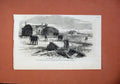 Old Antique Print 1873 Disaster Channel Chief Boatman'S House Dungeness 19th
