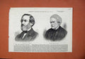 Old Antique Print 1873 Count Bernstorff Professor Partridge Anatomy Art 19th