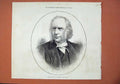 Original Old Antique Print 1873 Portrait Dr Guthrie Edinburgh Scotland Art 19th