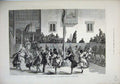 Old Antique Print 1873 Mission Yarkund Masquerade Buddhist Temple Ladak 19th