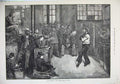 Old Antique Print 1873 After Dinner Sailors Home London Dancing Smoking 19th