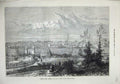 Old Antique Print 1873 Russian Troops City Khiva Hazar-Asp Gate Fine Art 19th