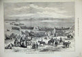 Old Antique Print 1873 Russian Expedition Khiva General Kaufmann Oxus War 19th