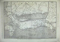 Original Old Antique Print 1873 Maps Africa Upper Guinea GCoast Ashantee War