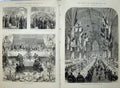 Old Antique Print 1873 Dinner Lord Mayor London Guildhall York Banquet 19th