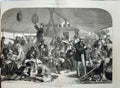 Original Old Antique Print 1873 GCoast Deck Mail Steamer Volta Ship Ashantee