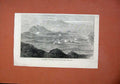 Original Old Antique Print 1873 Bombardment Carthagena Mount Porman War 19th