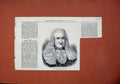 Original Old Antique Print 1873 Portrait Vice-Chancellor Charles Hall Man 19th