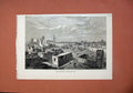 Original Old Antique Print 1873 View Hota Capital Lahej Aden Buildings 19th