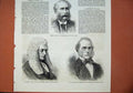 Old Antique Print 1873 Colonel Harley Henry James Hammond Men Solicitor 19th