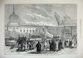 Original Old Antique Print 1874 Russian Festivities Life-Boats St Petersburg