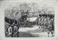 Old Antique Print 1874 Windsor Troops Ashantee War Highlanders Queen Army 19th