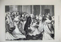 Old Antique Print 1874 Duchess Edinburgh Court Buckingham Palace Fine Art 19th