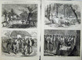 Original Old Antique Print 1874 Ashantee War Lord Gifford Native Siers Adansi