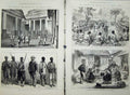 Old Antique Print Ashantee War 1874 Camp Prah-Su Adansi Palace Fomannah 19th