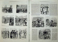 Old Antique Print 1874 Metropolitan Borough Elections Chelsea Voting Men 19th