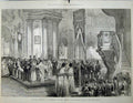 Old Antique Print 1874 Marriage Petersburg Greek Ceremony Winter Palace 19th