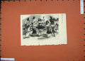 Original Old Antique Print Scene Gipsy Boy Girl Dancers Music Natives 1874 19th