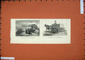 Original Old Antique Print 1874 Civil War Spain Redoubt Candido Hydrostatic Van