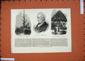 Old Antique Print 1874 Tree Inquabim Schetky Artist Camp Whipping -Post 19th