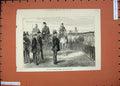 Old Antique Print 1874 Duke Cambridge Highlanders Army War Horse Fine Art 19th