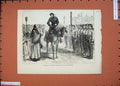 Original Old Antique Print 1874 Mayor Portsmouth Highlanders Siers War 19th
