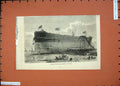 Old Antique Print Launch Ship Faraday Telegraph Cable 1874 War Fine Art 19th