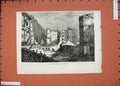 Original Old Antique Print 1874 Fine Art Ruins Belgrave Pantechnicon War People
