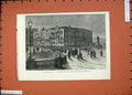 Old Antique Print 1874 British Embassy Petersburg Duke Edinburgh Marriage 19th