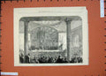Old Antique Print 1874 Freedom City Edinburgh Baroness Burdett-Coutts Art 19th