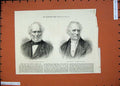 Original Old Antique Print 1874 Sir Joseph Cowen Hinton Bristol Parliament Men