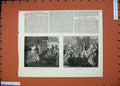 Old Antique Print 1874 Life Troop Ship Stokehole Evening Amusements War 19th