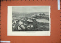 Original Old Antique Print 1874 Upper Fire-Hole Faithful Mountains Fine Art