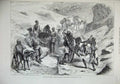 Old Antique Print 1874 Transit Venus Captain Orde Brown Cairo Camel Men 19th