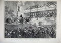 Old Antique Print 1874 Duke Edinburgh Concert Liverpool Musical Festival 19th