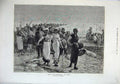 Original Old Antique Print 1874 Fine Art Return Oyster Fishing People Perrin
