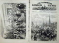 Antique Old Print 1874 Coventry Ball Packington Warwickshire Prince Wales 19th